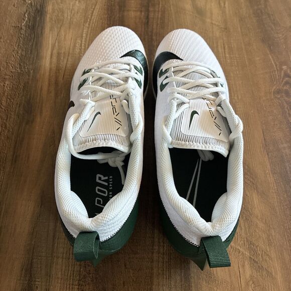 Nike Vapor Edge Speed 360 2 TB Men Size 13.5 White Green Football Cleats FN7764 main image 4
